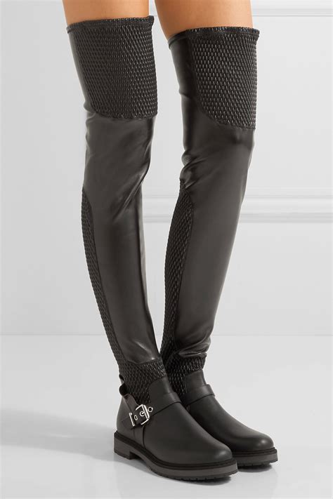 fendi wave stretch leather over-the-knee boots|Women's Luxury Boots & Designer Ankle Boots in .